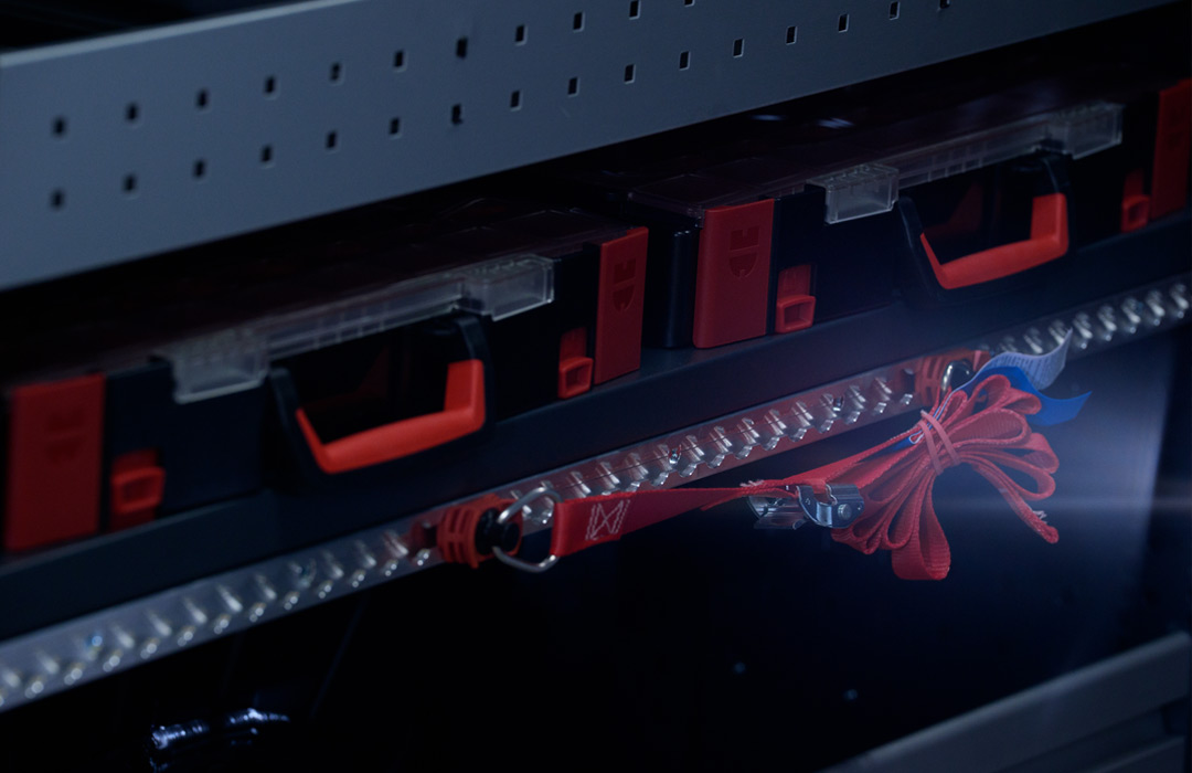 Nahaufnahme zwei Würth-Werkzeugkoffer